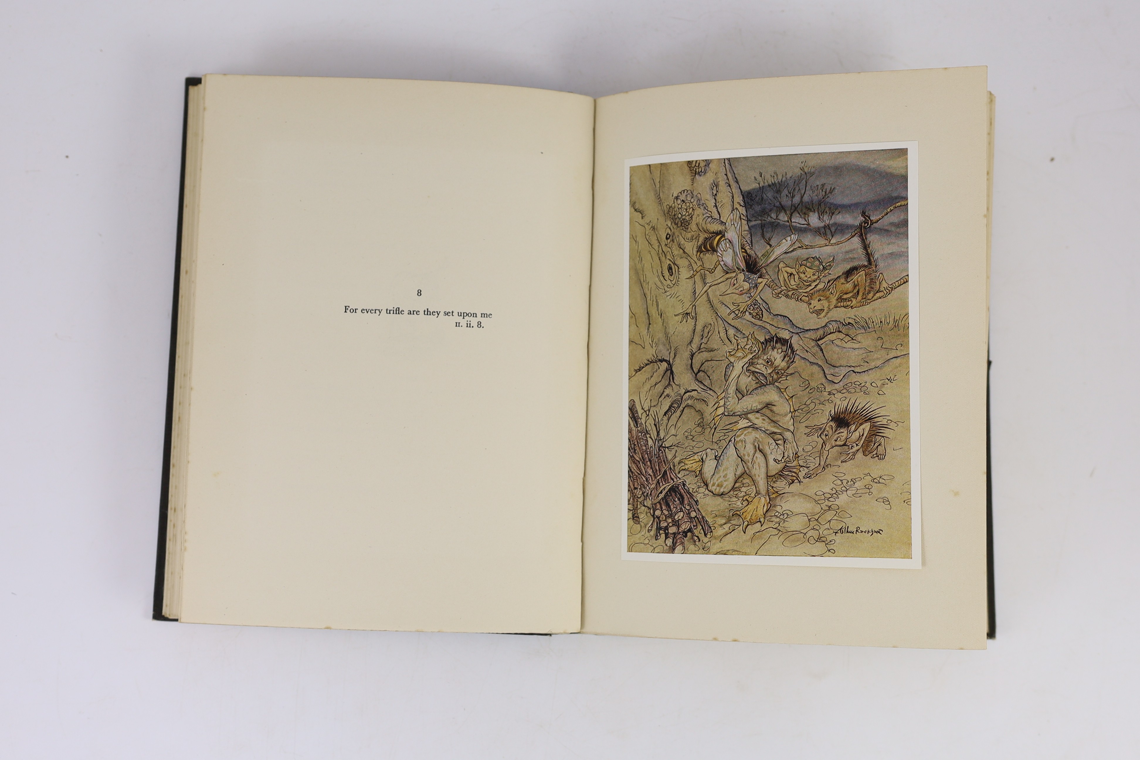 Potter, Beatrix - The Roly-Poly Pudding. First Edition. coloured pictorial title, full-page coloured and num. text illus.; publisher's red cloth with coloured illus. mounted on upper board within green rules, coloured pi